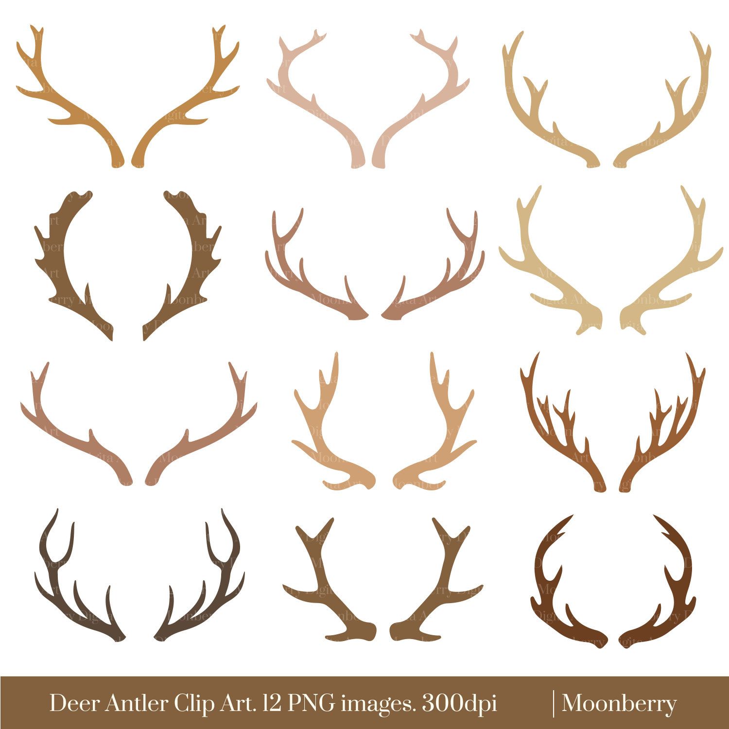 1500x1500 How To Make Deer Horns For A Costume - Deer With Antlers Drawing
