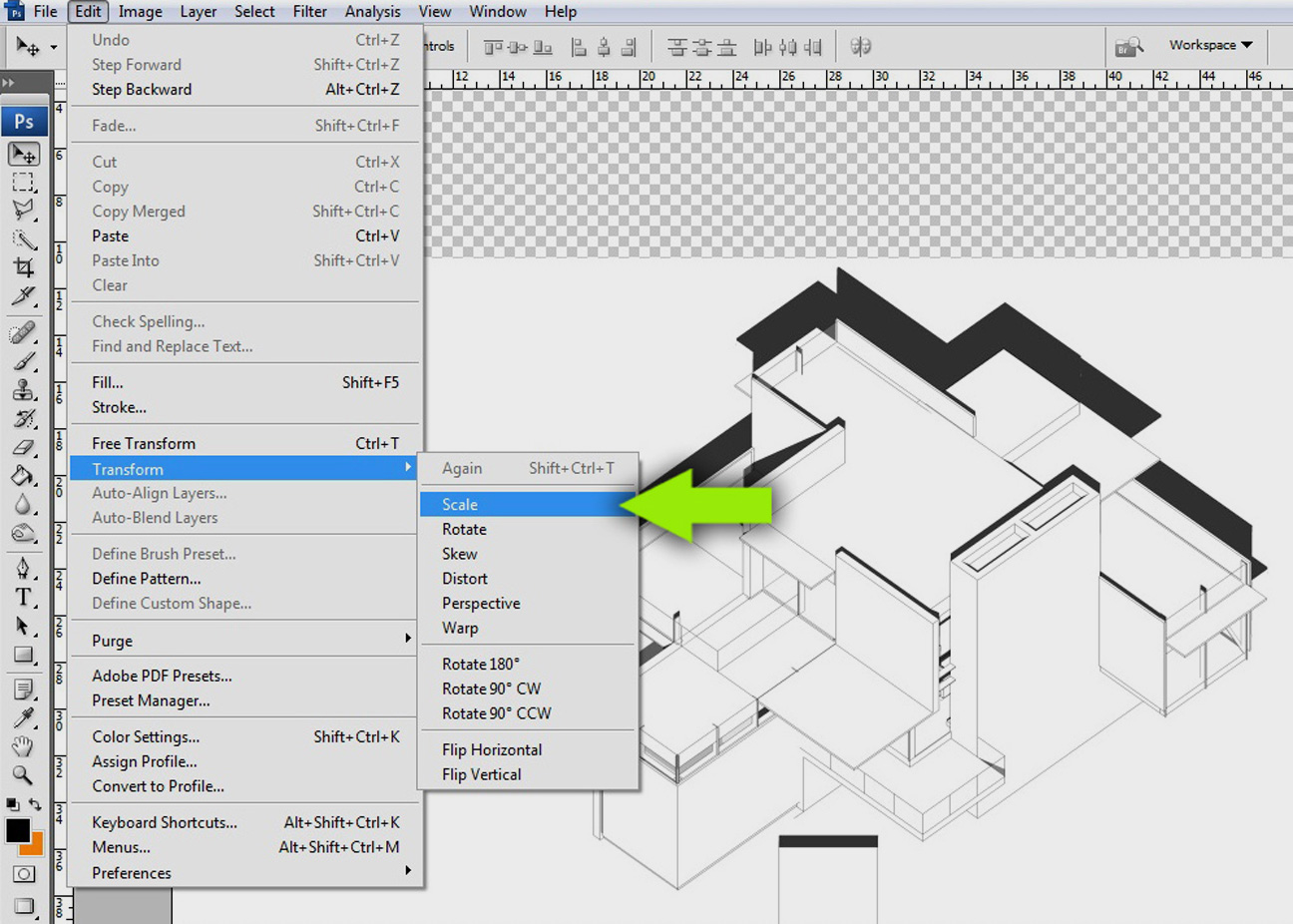 1296x926 Plan Oblique Illustration Part Visualizing Architecture - Define Oblique Drawing