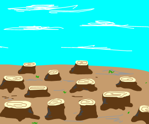 300x250 Deforestation Drawing - Deforestation Drawing