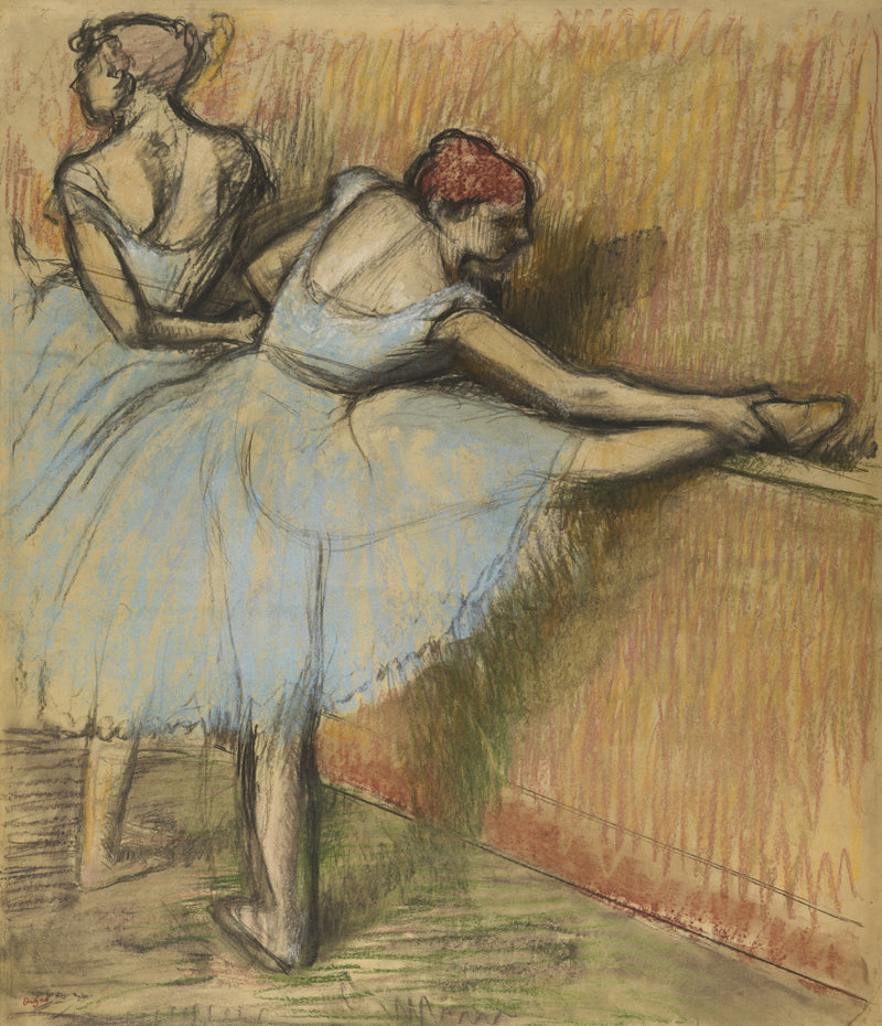 800x930 degas' dancers behind the scenes, at the barre npr - Degas Ballerina Drawing