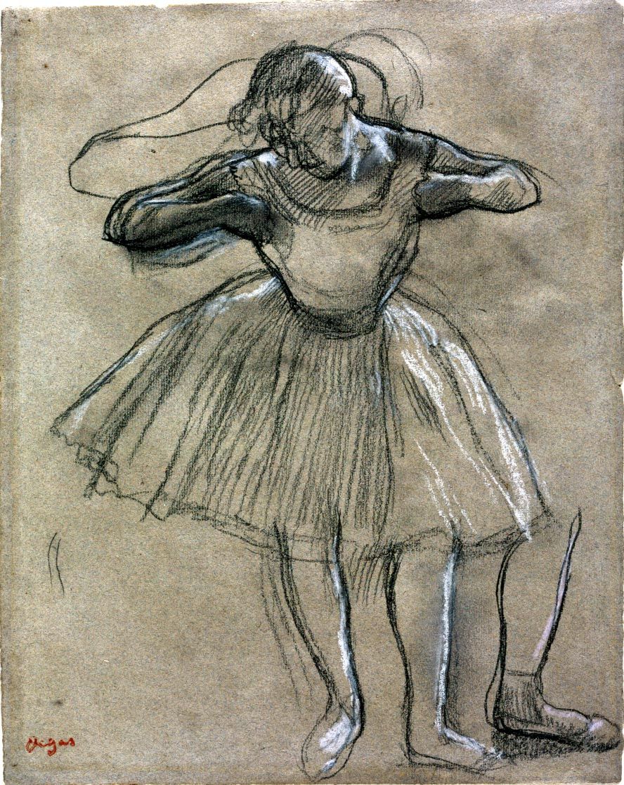 Degas Ballerina Drawing at PaintingValley.com | Explore collection of ...