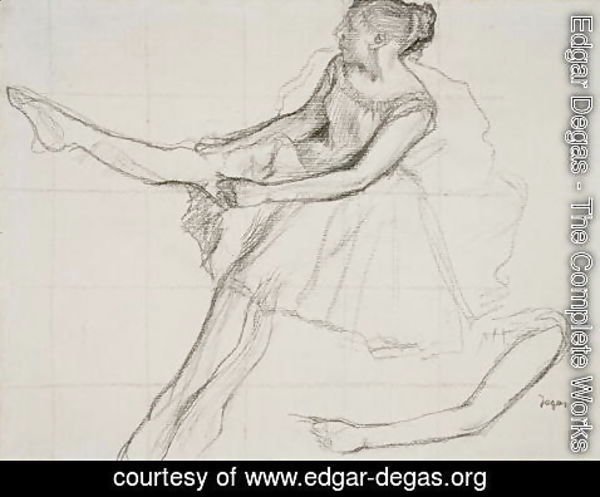 600x497 edgar degas - Degas Ballerina Drawing