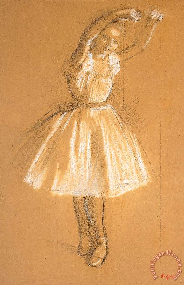 622x960 edgar degas little dancer painting - Degas Ballerina Drawing
