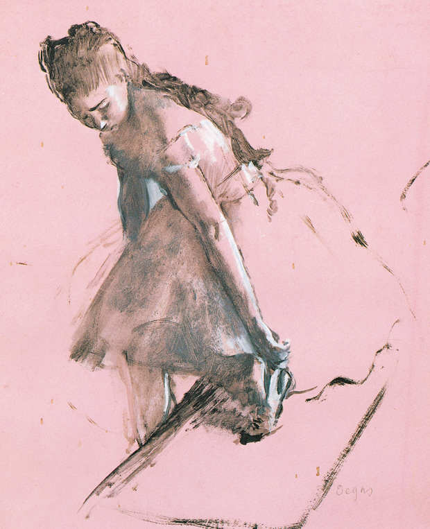 620x763 ladies' hats were his waterlillies the obsessive brilliance - Degas Ballerina Drawing