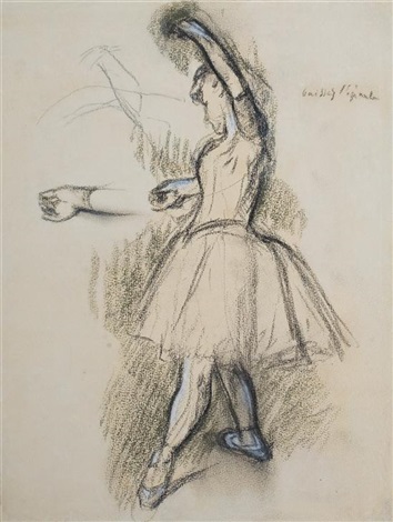 Degas Ballerina Drawing at PaintingValley.com | Explore collection of ...