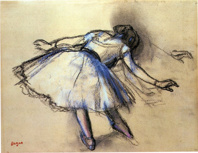794x613 fine art reproduction the ballet drawings of edgar degas etsy - Degas Drawings