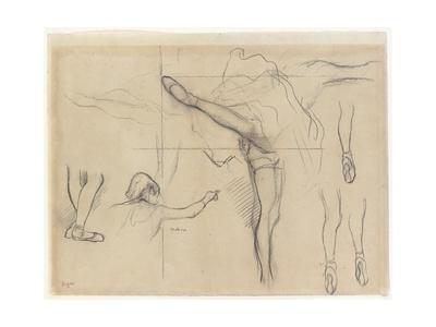 400x300 dancer - Degas Drawings