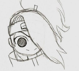 320x290 Deidara Drawings On Paigeeworld Pictures Of Deidara - Deidara Drawing