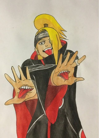 320x446 sorry i haven't been on paigeeworld recently i've been busy - Deidara Drawing