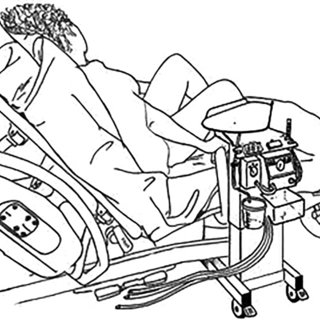 320x320 drawing of the trolley's position for normal delivery - Delivery Drawing