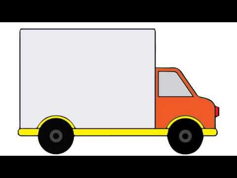 480x360 how to draw a delivery truck - Delivery Drawing