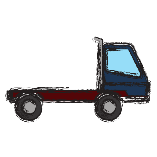 550x550 trailer drawing delivery truck huge freebie! download - Delivery Drawing
