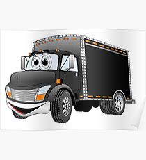 210x230 box truck delivery truck cartoon truck haul drawing posters - Delivery Drawing