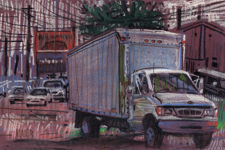 900x600 Delivery Truck Drawing - Delivery Truck Drawing