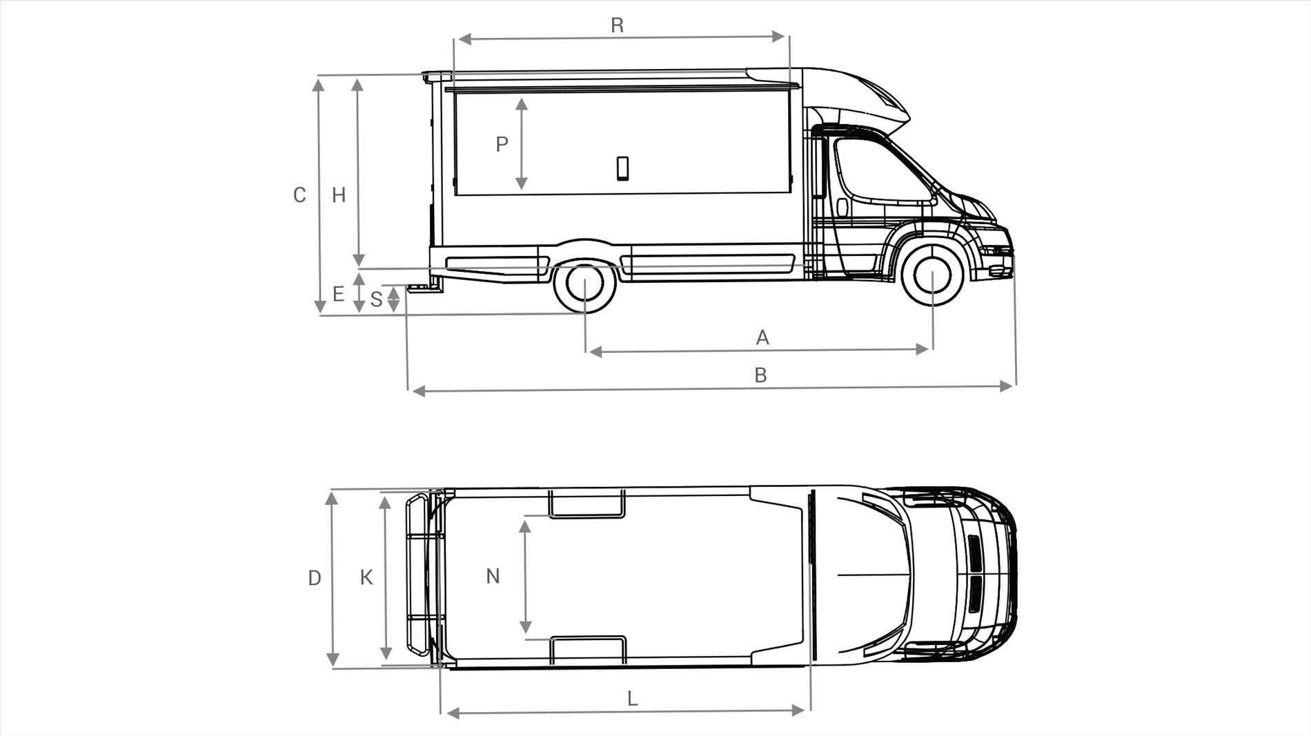 Газель 3302 фургон чертеж