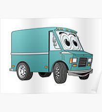 210x230 box truck delivery truck cartoon truck haul drawing posters - Delivery Truck Drawing