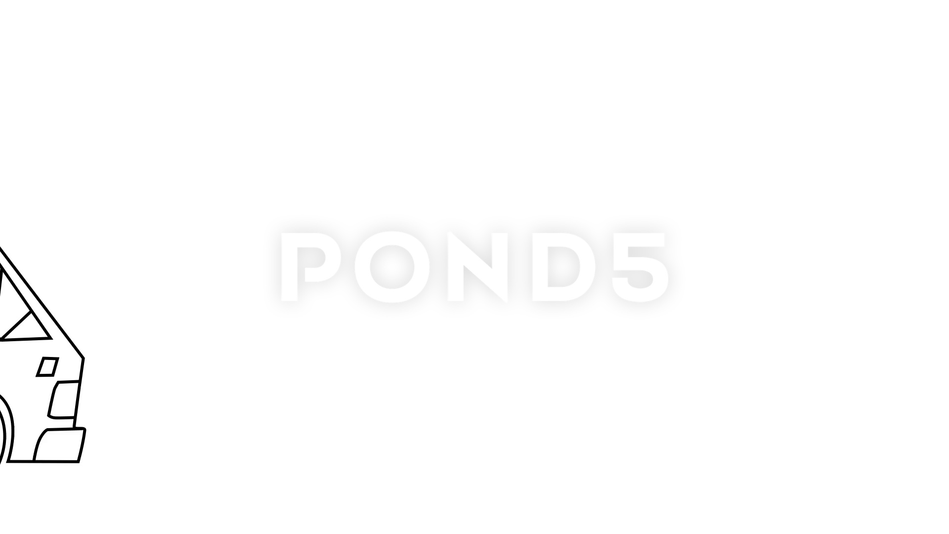 1920x1080 delivery driver driving truck drawing animation footage - Delivery Truck Drawing