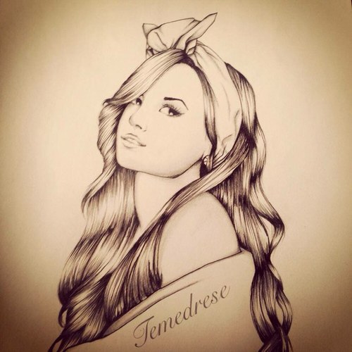 500x500 Demi Lovato Discovered - Demi Lovato Drawing
