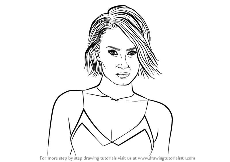 800x566 Learn How To Draw Demi Lovato - Demi Lovato Drawing