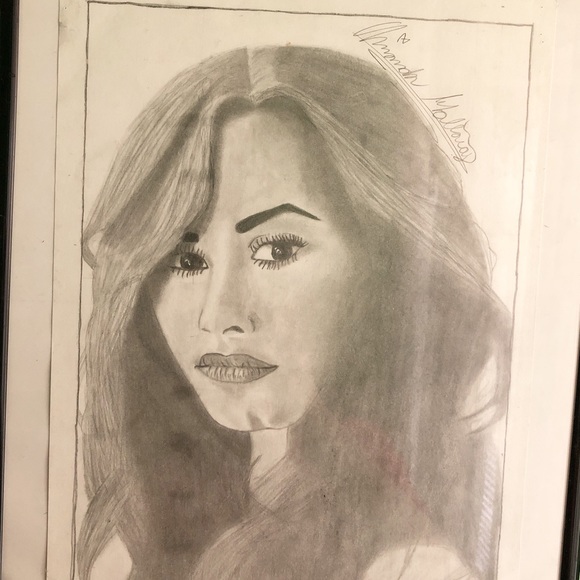 580x580 Other Stories Other Demi Lovato Original Drawing Poshmark - Demi Lovato Drawing