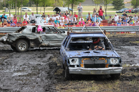 480x320 headwaters day has two new events rodeo, derby local news - Demolition Derby Drawings