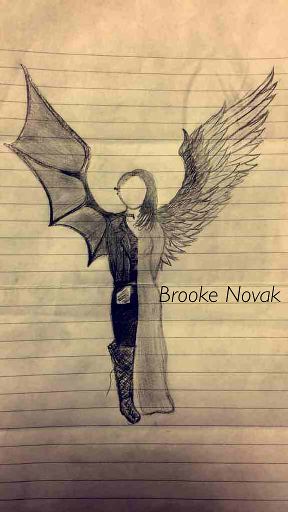288x512 demonangel drawing supernatural amino - Demon Angel Drawing