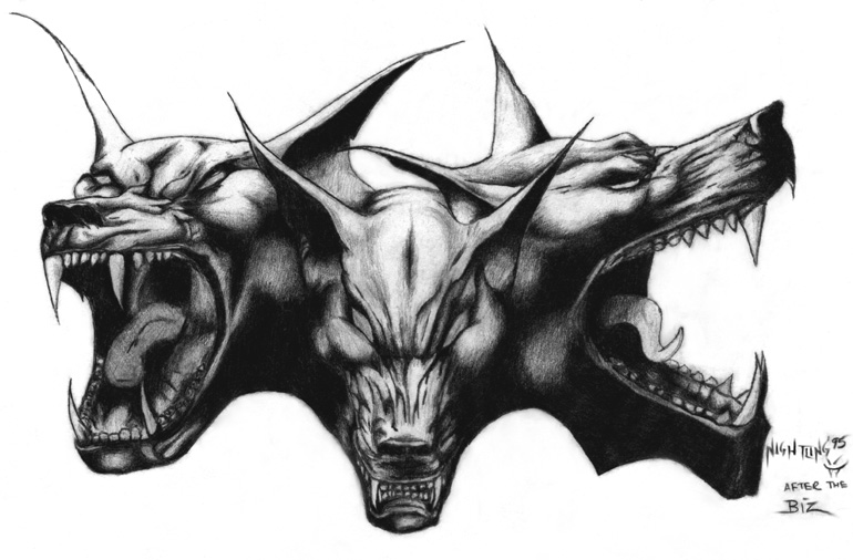 770x506 Demon Dog Sharp - Demon Dog Drawing