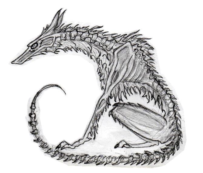 670x571 Cute Lineart Demon Dog For Free Download - Demon Dog Drawing