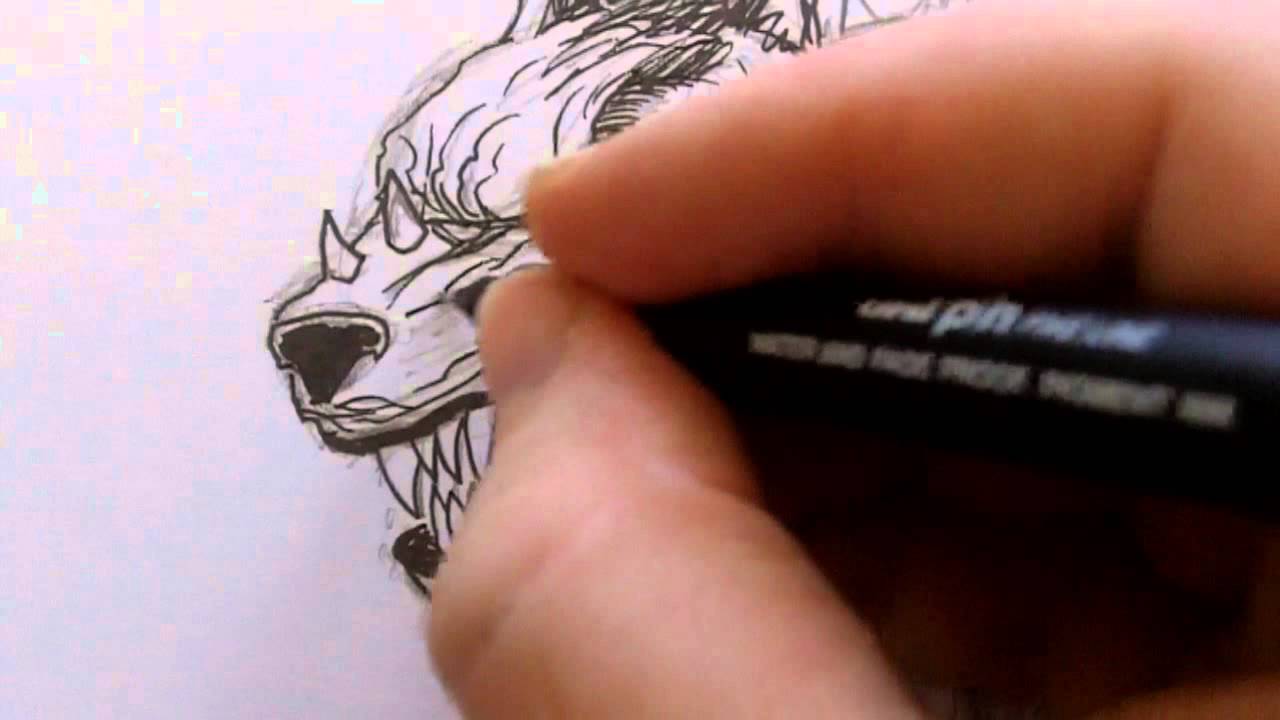 1280x720 How To Draw A Demon Dog - Demon Dog Drawing