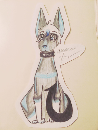 320x427 Demondog Drawings On Paigeeworld Pictures Of Demondog - Demon Dog Drawing