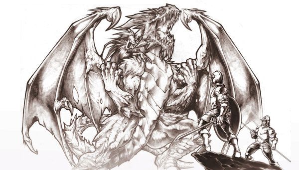 600x341 Demon Dragon Attack - Demon Dragon Drawing