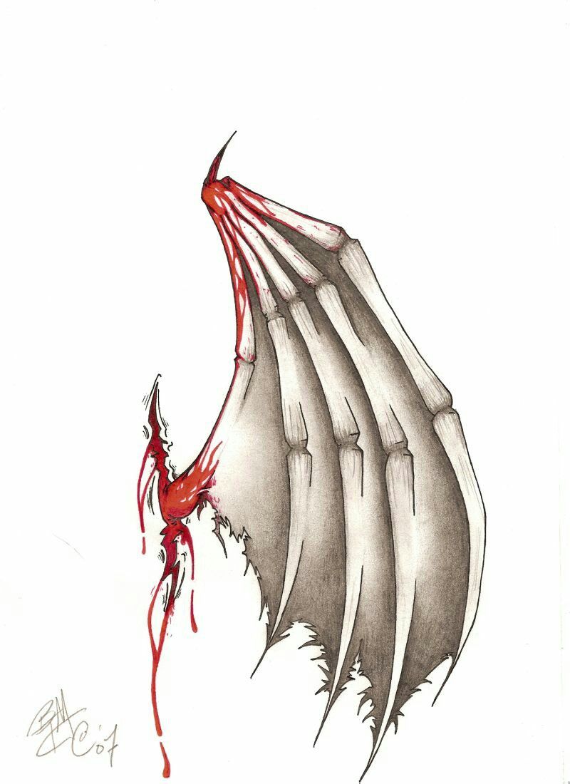 800x1100 bone wing, demon, dragon, blood how to draw mangaanime how - Demon Dragon Drawing