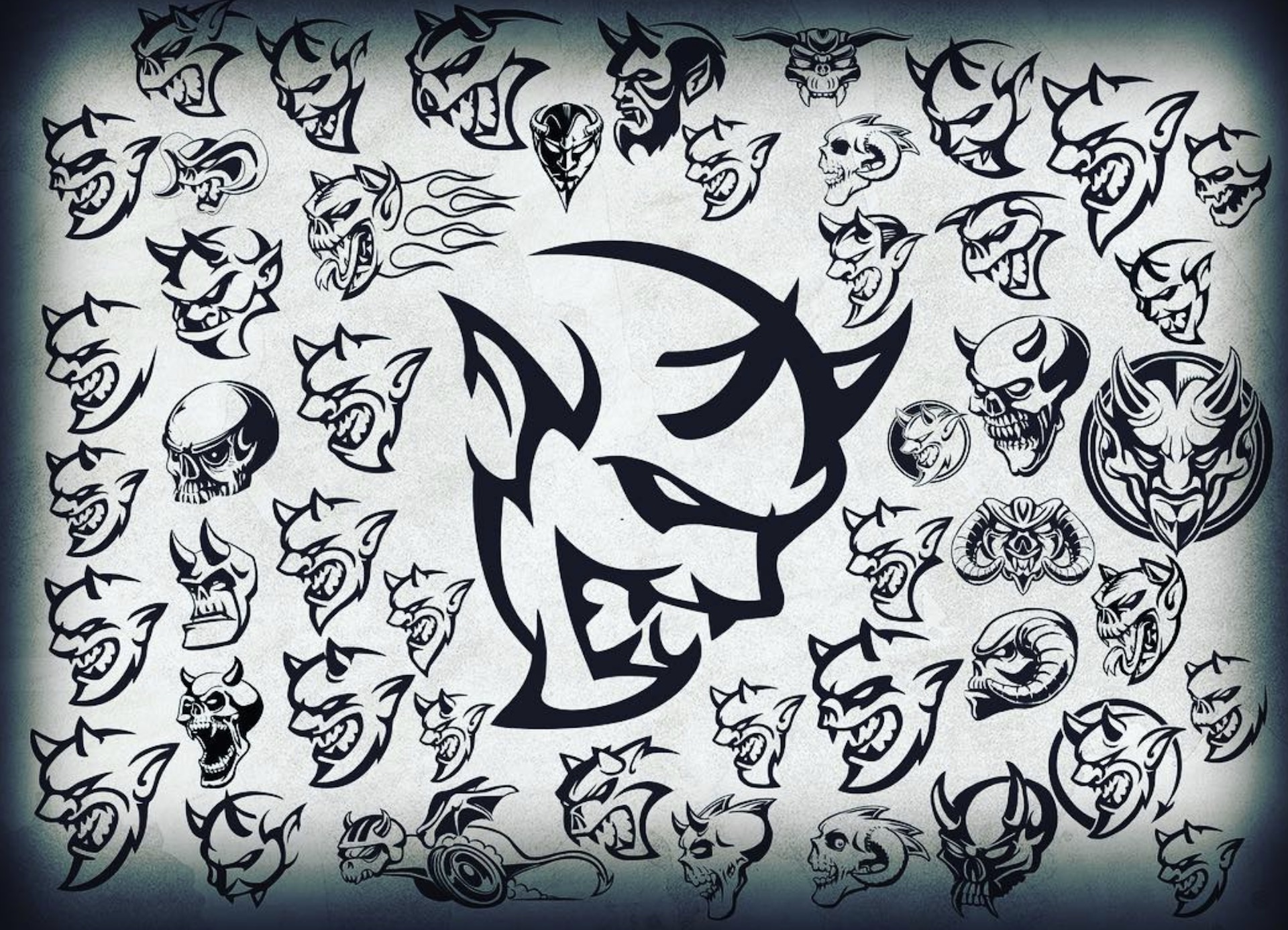 1920x1386 demonic drawings dodge shows concept sketches for demon logo - Demon Drawings