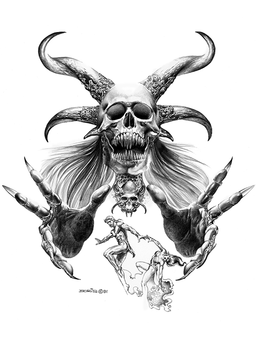 504x672 Demon's Hands - Demon Drawings