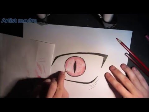 480x360 Demon's Eye Drawing - Demon Eyes Drawing