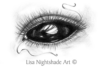 426x281 Sugar Skull Eye - Demon Eyes Drawing