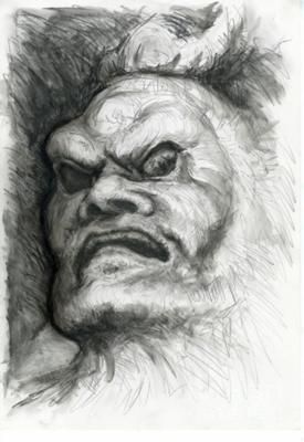 275x400 Demon Face Art Demon Drawings, Demon Art, Fantasy Drawings - Demon Face Drawing