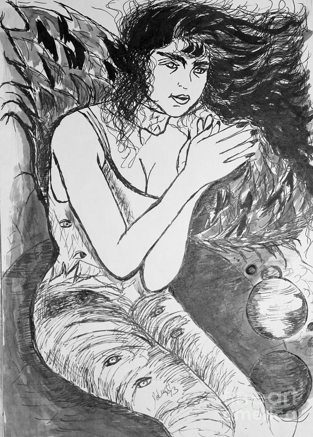 645x900 Demon Girl Drawing - Demon Girl Drawing