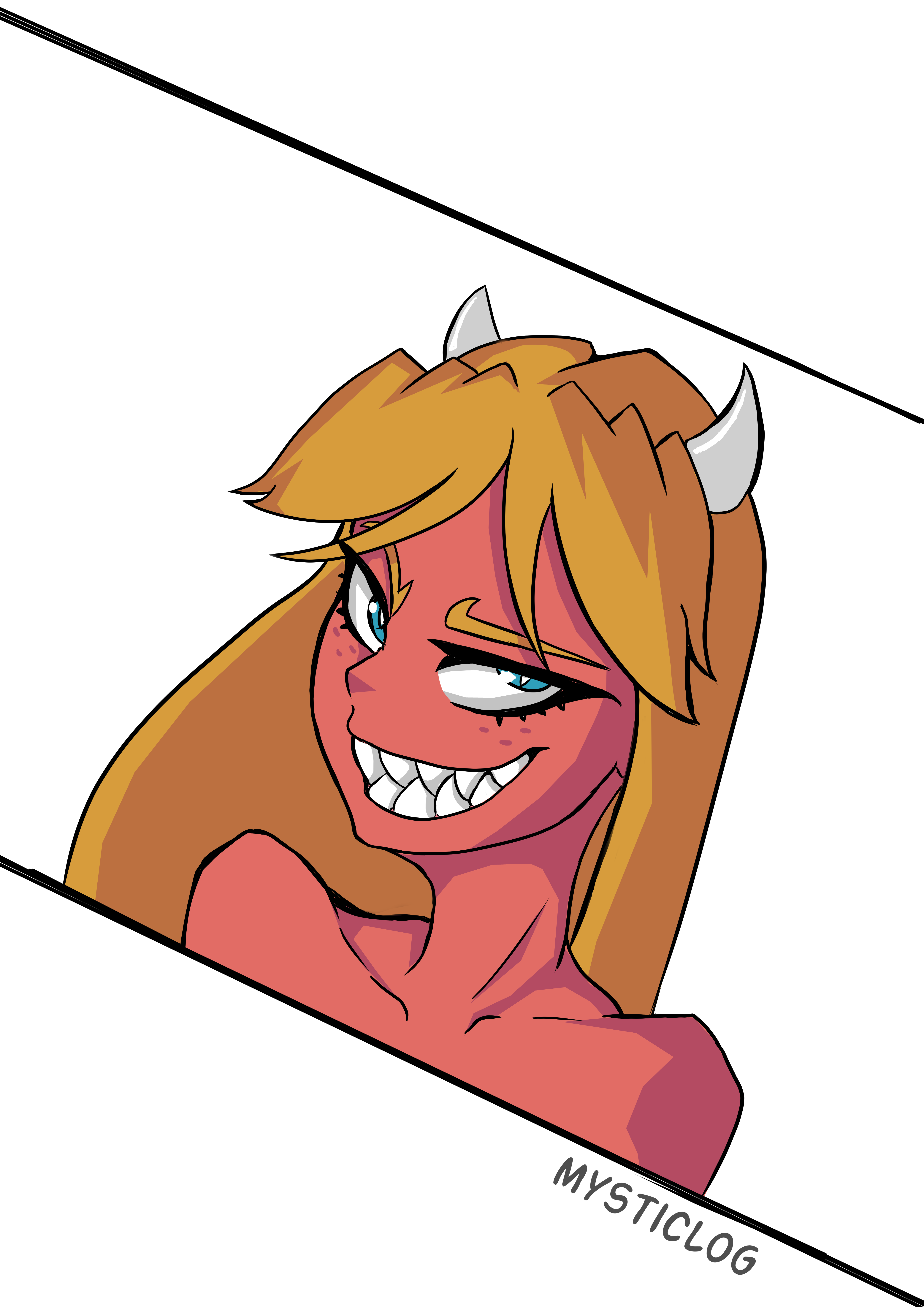 4961x7016 Quick Demon Girl Drawing - Demon Girl Drawing