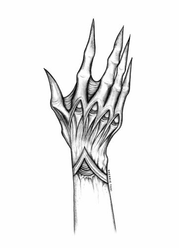 362x500 iver shaire productions's photos tagged with draw - Demon Hand Drawing