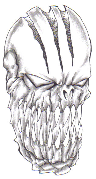 317x587 drawing a demon how to draw demons hubpages - Demon Head Drawing