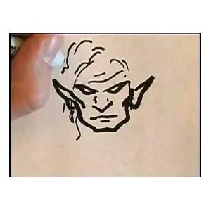 300x300 Drawing A Demon Head - Demon Head Drawing