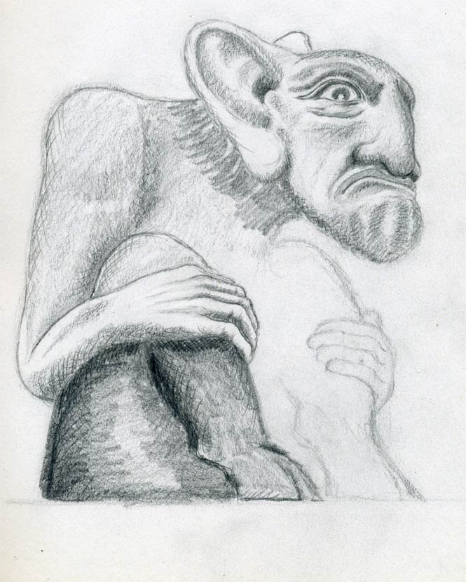 665x829 Simple Demon Drawings - Demon Pencil Drawing