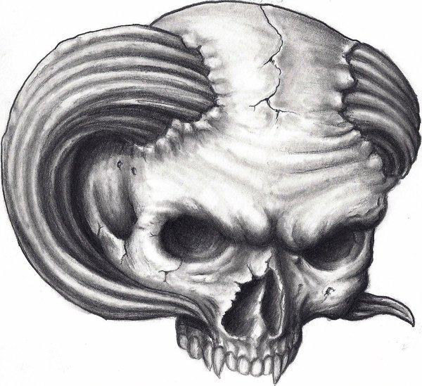Skull Drawing Demon. 