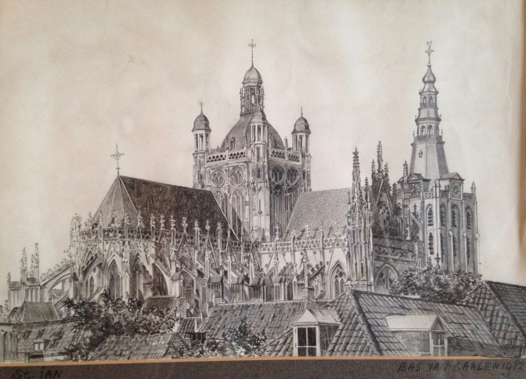 1024x737 st jan's cathedral den bosch netherlands - Den Drawing
