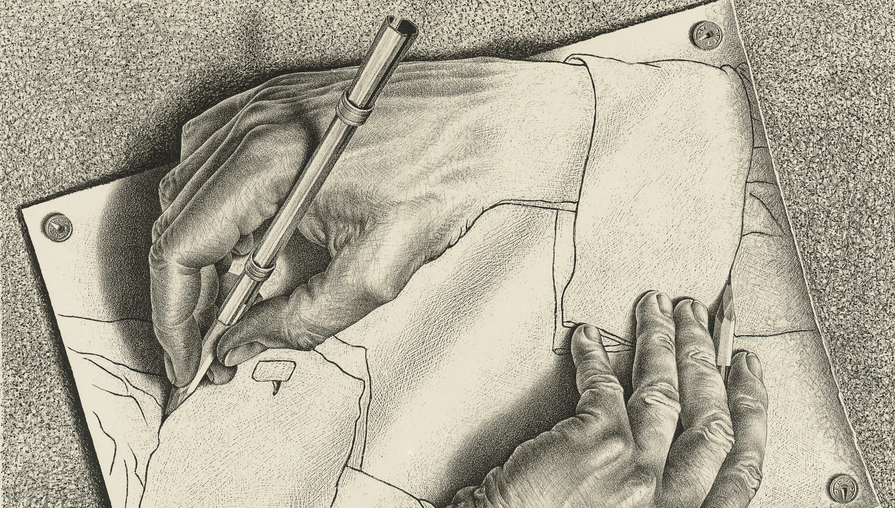 3000x1705 the multiple worlds of m c escher - Den Drawing