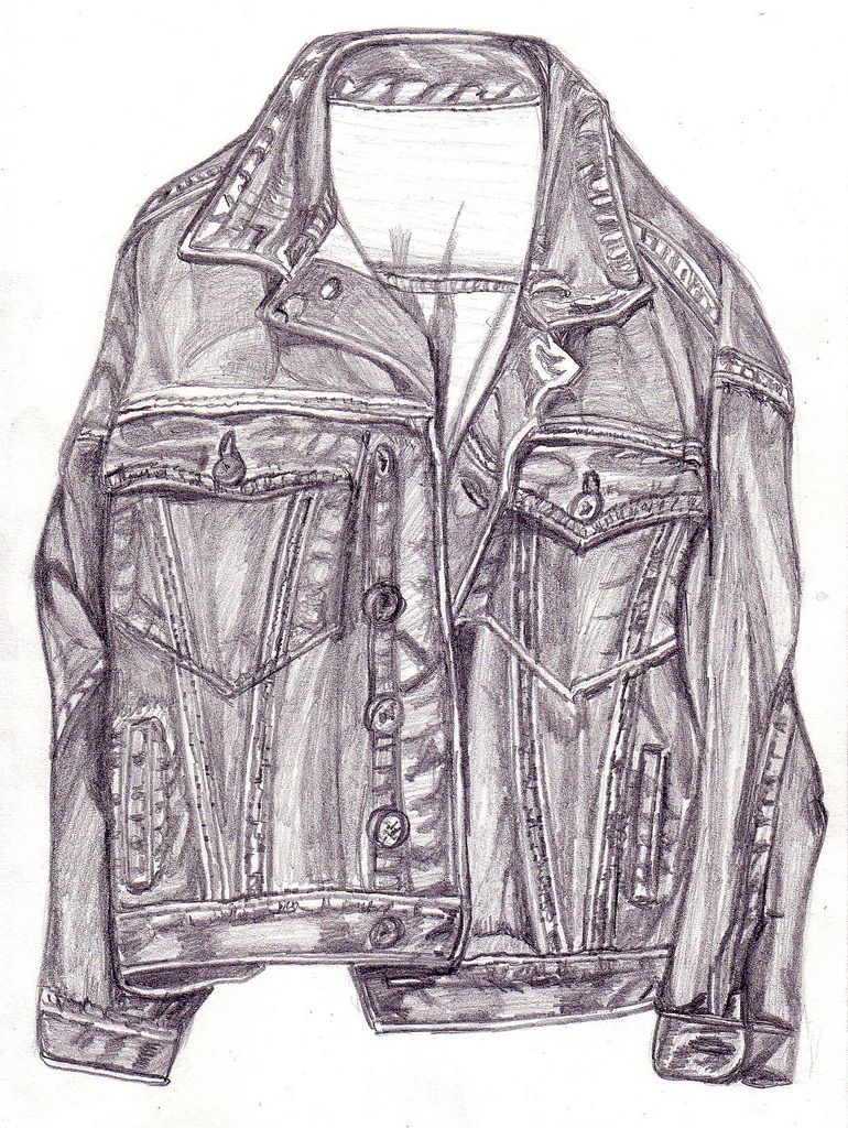 770x1024 my drawing - Denim Drawing