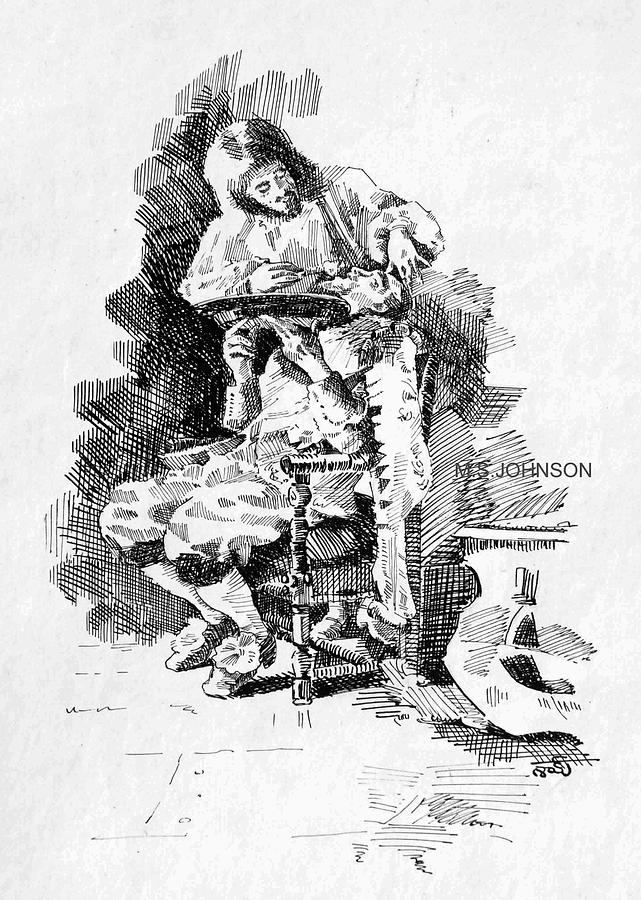 641x900 Dentist And Patient Drawing - Dentist Drawing