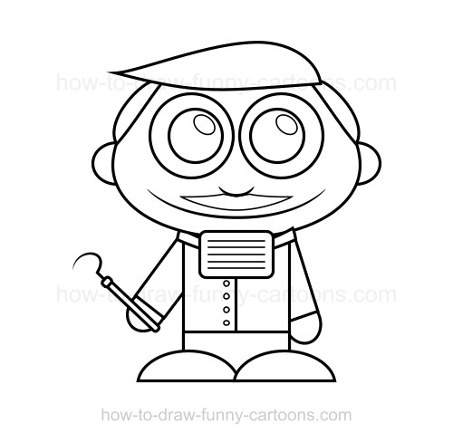 500x488 How To Draw A Dentist - Dentist Drawing