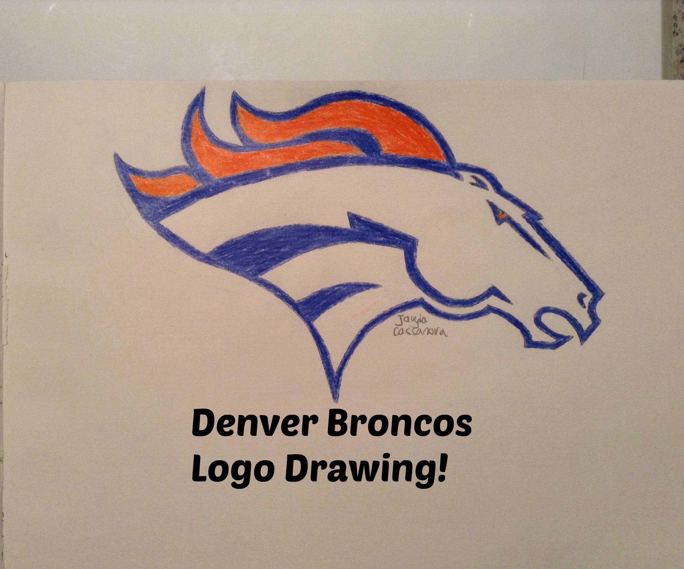 Denver Broncos Logo Drawing at Explore collection